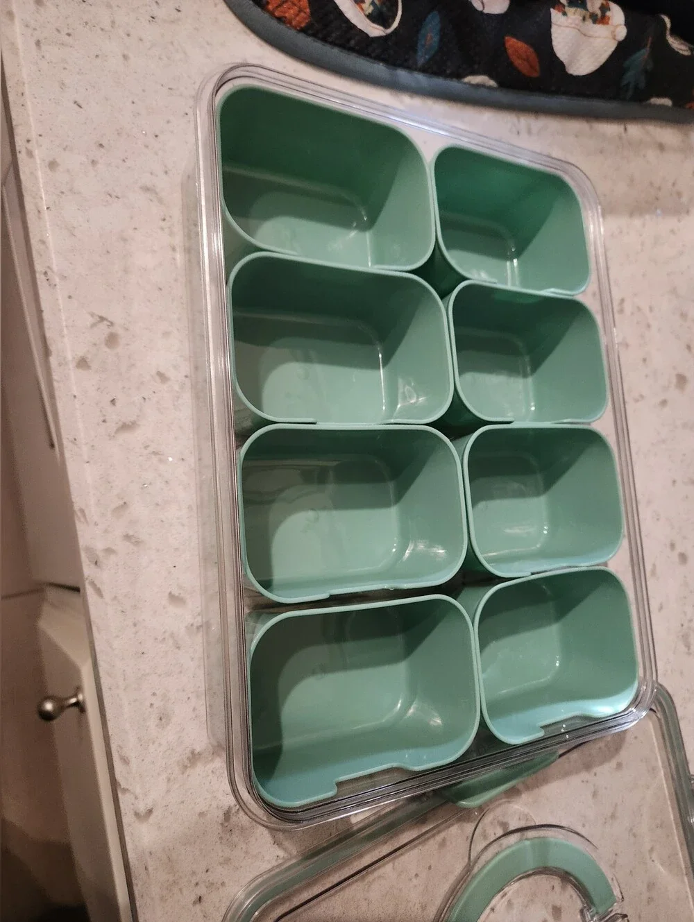 Multi-Compartment Plastic Storage Box